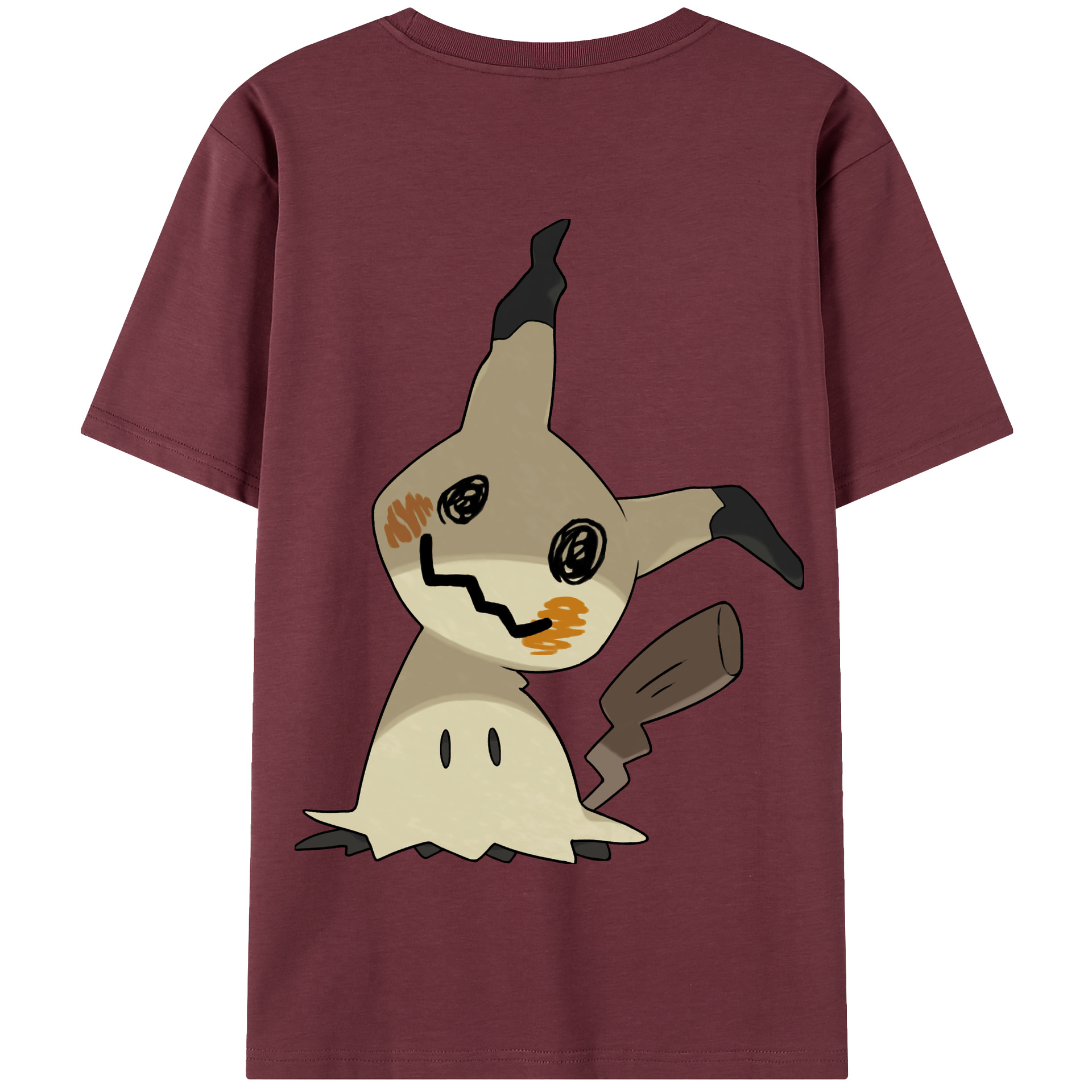 （画像用） ポケットモンスター Pokémon 綿100％半袖Tシャツ（背面プリント）